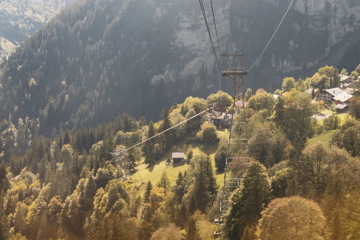 Luftseilbahn Stechelberg-Gimmelwald-Mürren, Oktober 2021