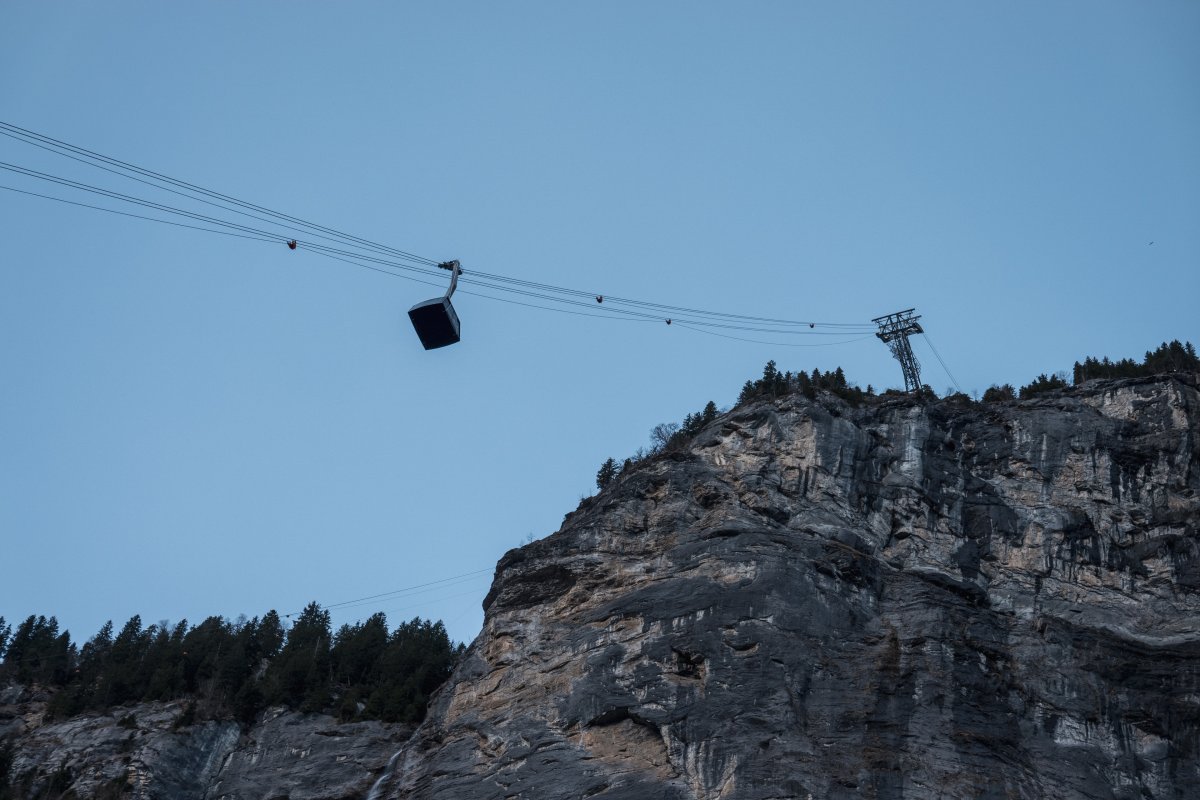 Luftseilbahn Stechelberg-Mürren, März 2026