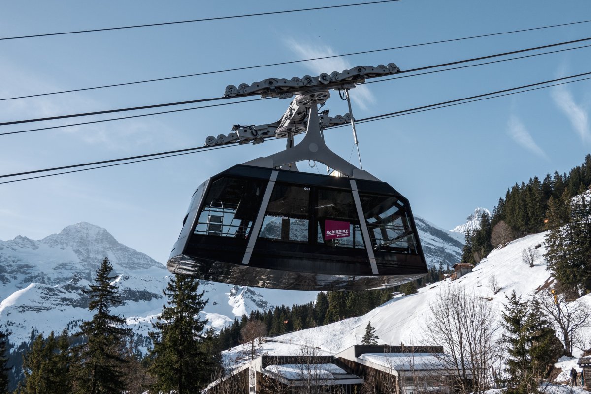 Luftseilbahn Mürren-Birg, März 2026