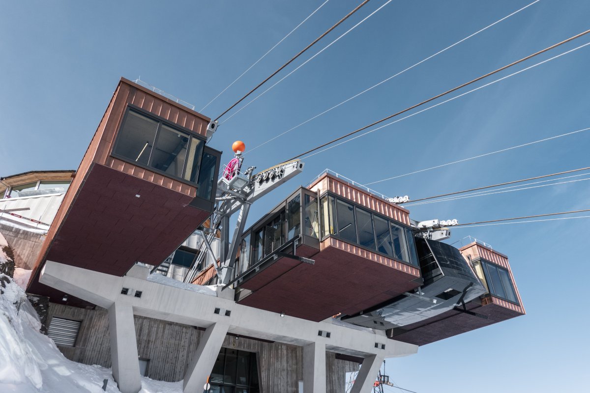 Bergstation der Luftseilbahn Birg-Schilthorn, März 2026