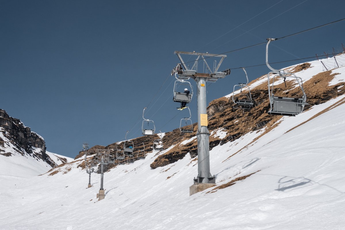 Sesselbahn Muttleren, März 2026