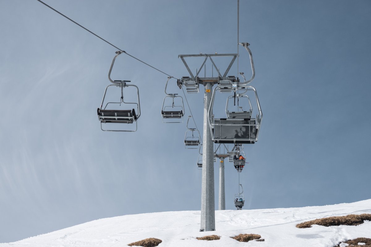 Sesselbahn Kandahar, März 2026