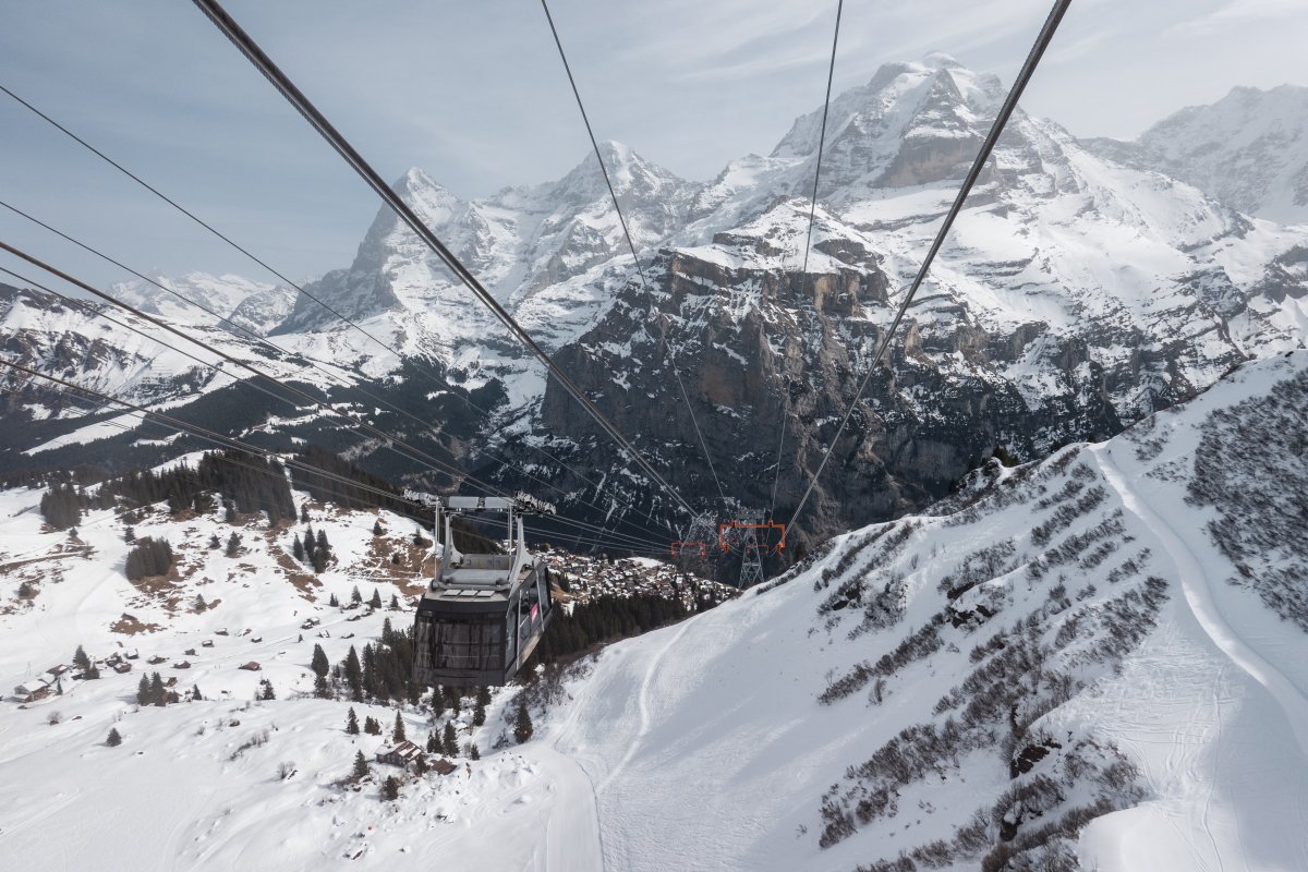 Luftseilbahn Mürren-Birg, März 2026