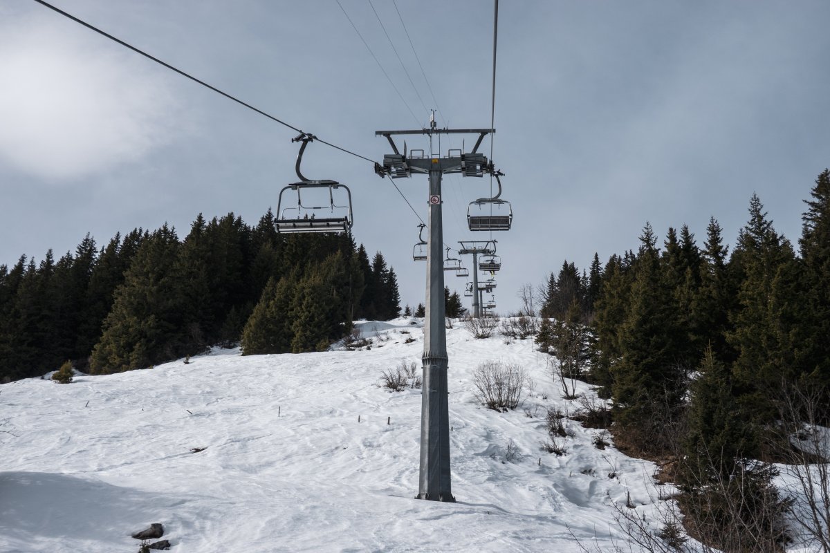 Sesselbahn Mürren-Schiltgrat, März 2026