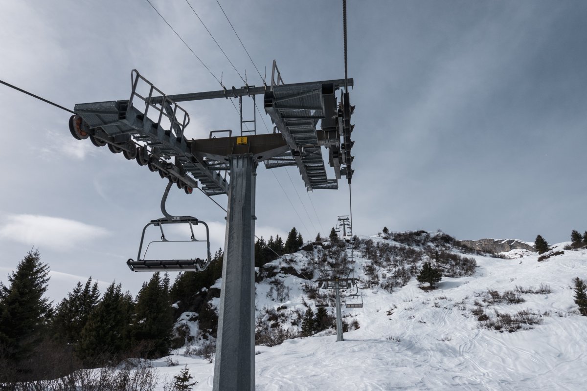 Sesselbahn Mürren-Schiltgrat, März 2026