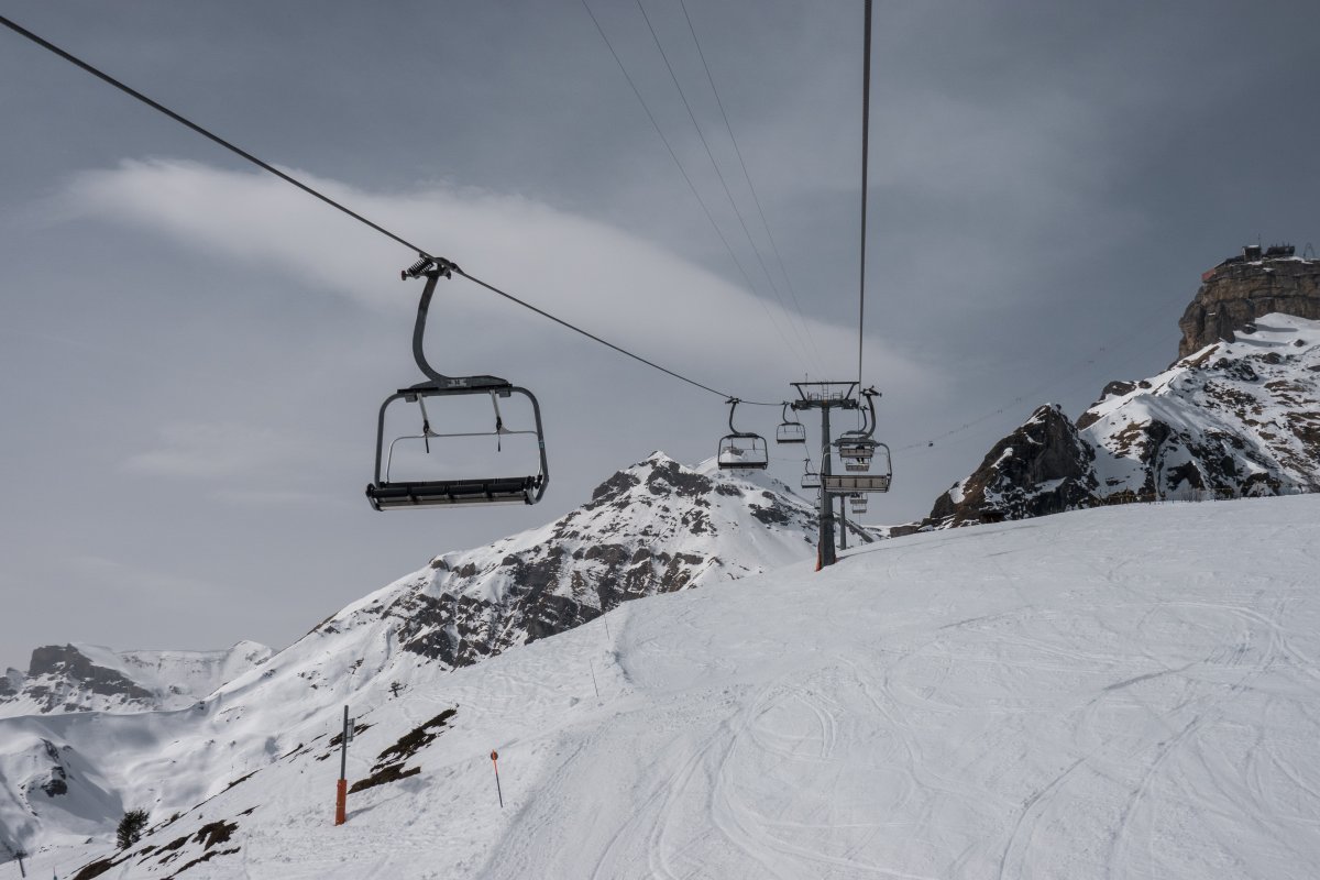 Sesselbahn Mürren-Schiltgrat, März 2026