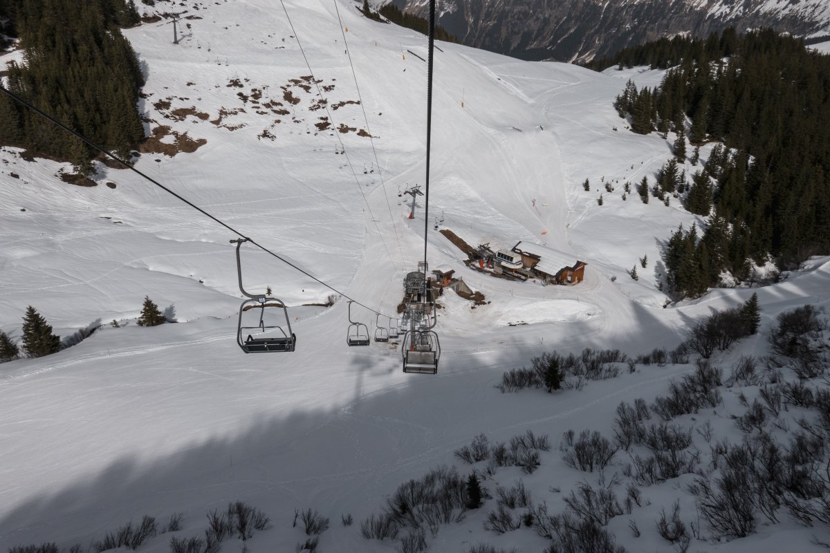 Sesselbahn Allmiboden-Allmendhubel, März 2026