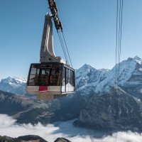 Luftseilbahn Mürren-Birg, Oktober 2021