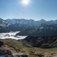 Panorama von der Station Birg, Oktober 2021
