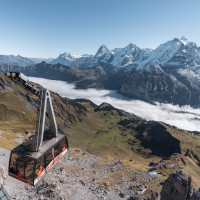 Luftseilbahn Mürren-Birg, Oktober 2021
