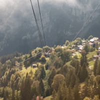 Luftseilbahn Stechelberg-Gimmelwald-Mürren, Oktober 2021