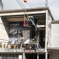 Talstation der Luftseilbahn Stechelberg-Gimmelwald-Mürren, Oktober 2021