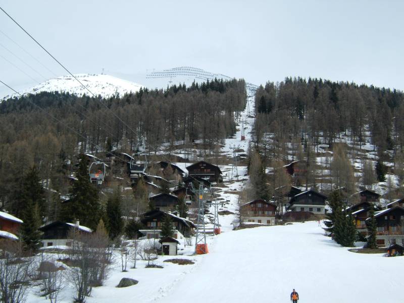 Sesselbahn Bellwald-Richinen, April 2006