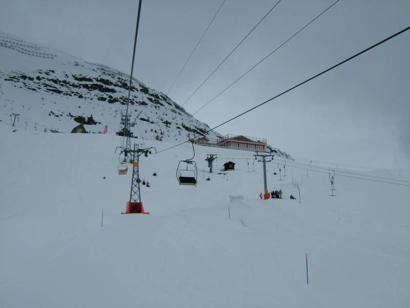 Sesselbahn Bellwald-Richinen, April 2006