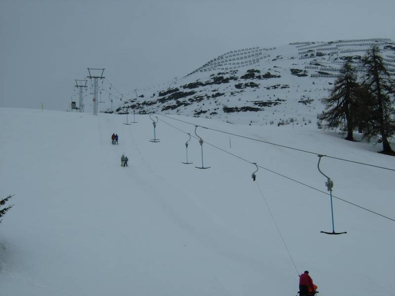 Schlepplift Fleschen 2, April 2006