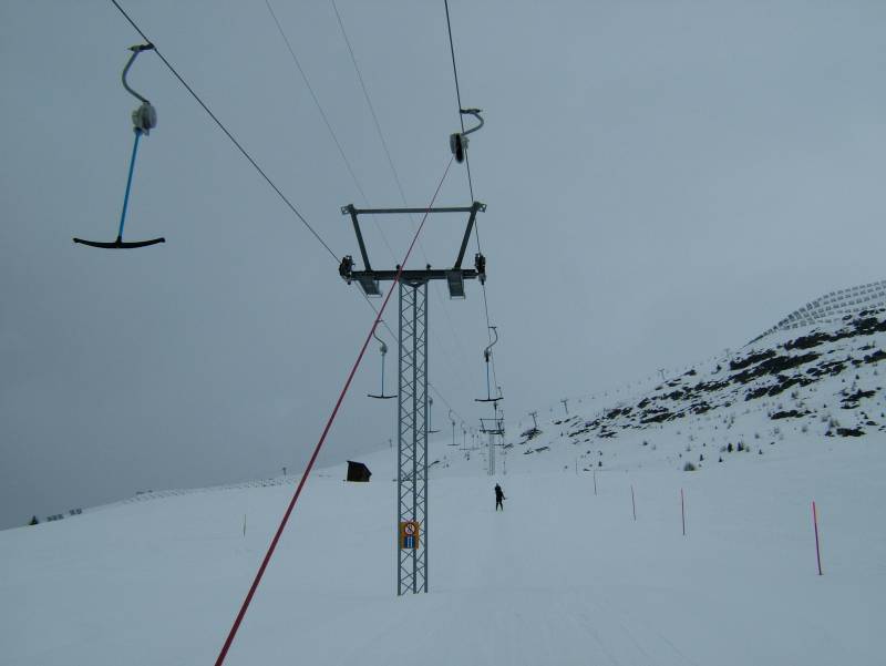 Schlepplift Fleschen 2, April 2006