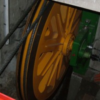 Antrieb der Standseilbahn Punt Maragl-Muottas Muragl, April 2007