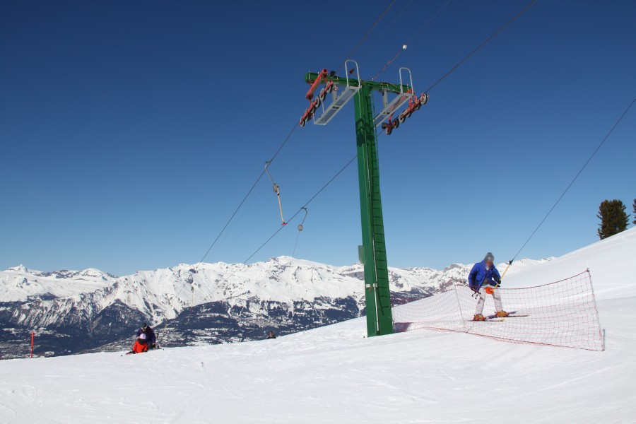 Schlepplift Lavachet-Cabane, März 2012