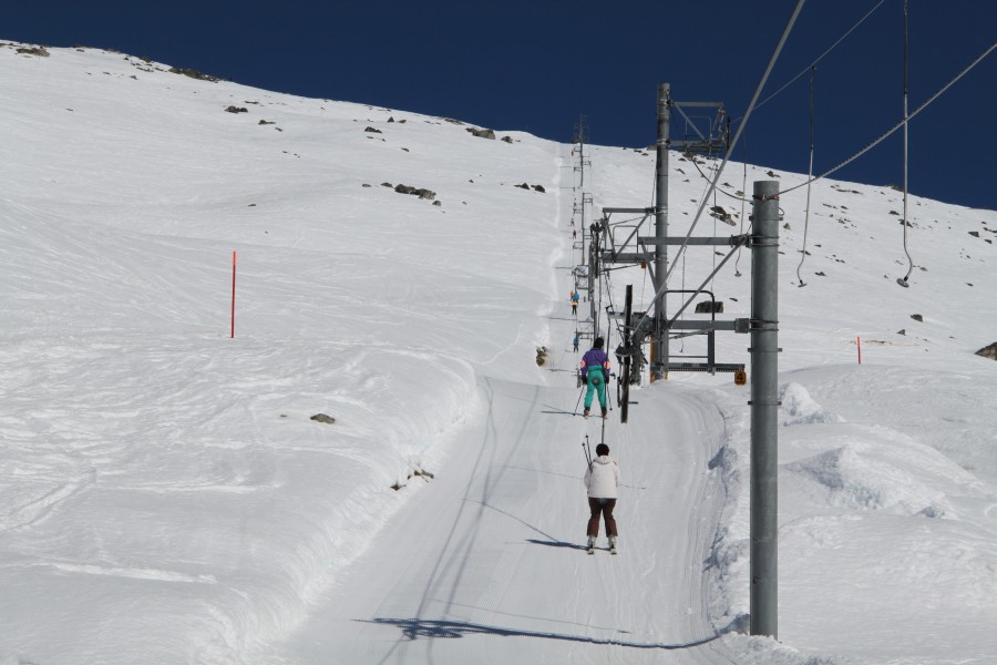 Schlepplift La Combe-Mont Noble, März 2012