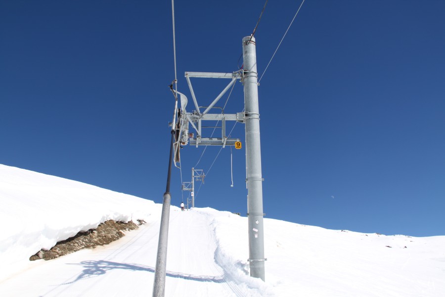 Schlepplift La Combe-Mont Noble, März 2012