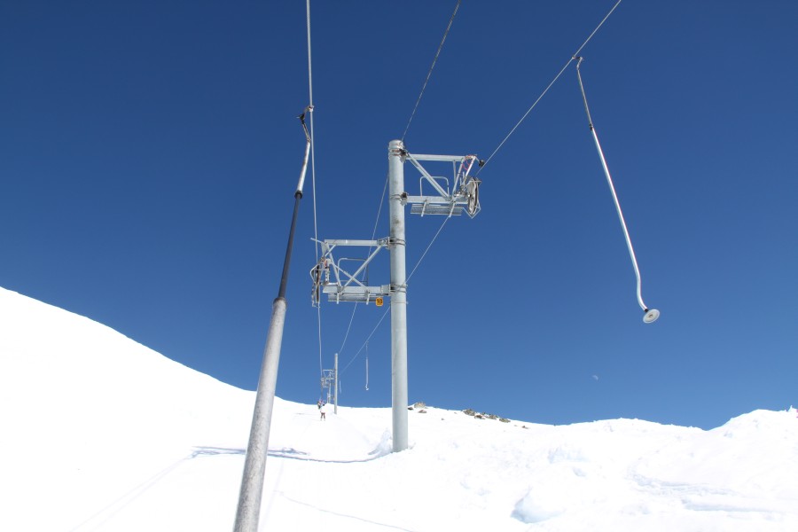 Schlepplift La Combe-Mont Noble, März 2012