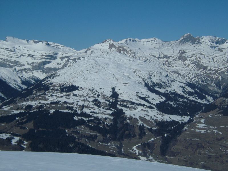 Blick nach Brigels-Waltensburg, Februar 2007