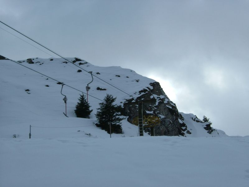 Bergstation des Schlepplifts Sasolas-Plitschès, Februar 2007