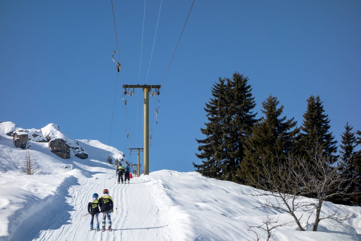 Schlepplift Sasolas-Plitschès, Februar 2018