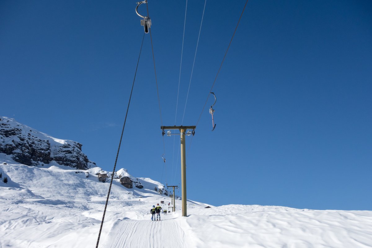 Schlepplift Sasolas-Plitschès, Februar 2018