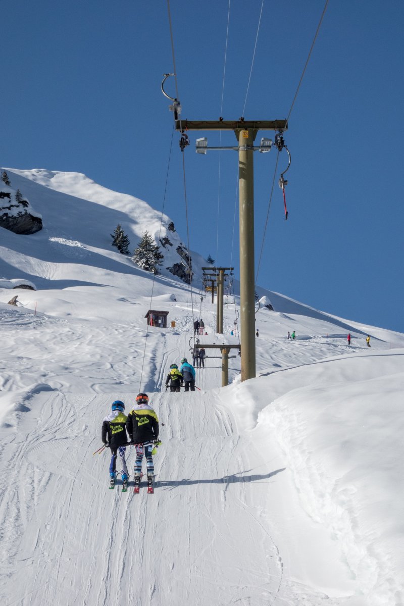 Schlepplift Sasolas-Plitschès, Februar 2018
