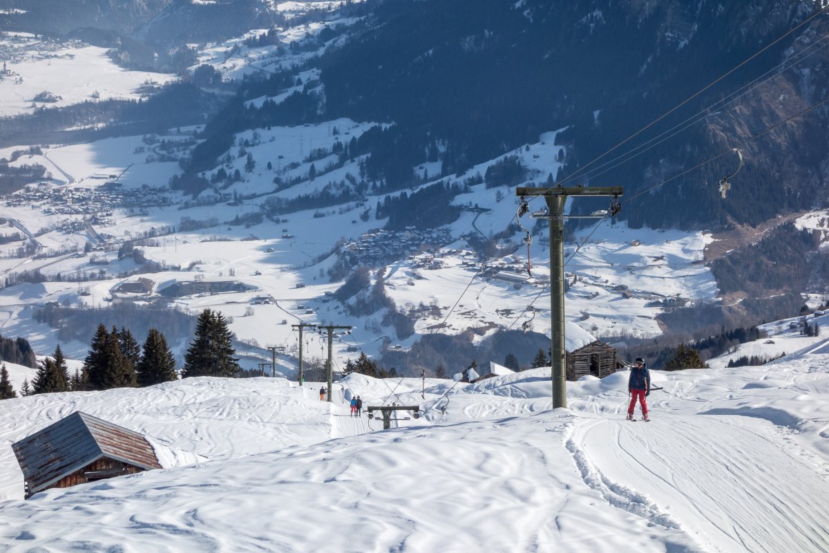 Schlepplift Sasolas-Plitschès, Februar 2018