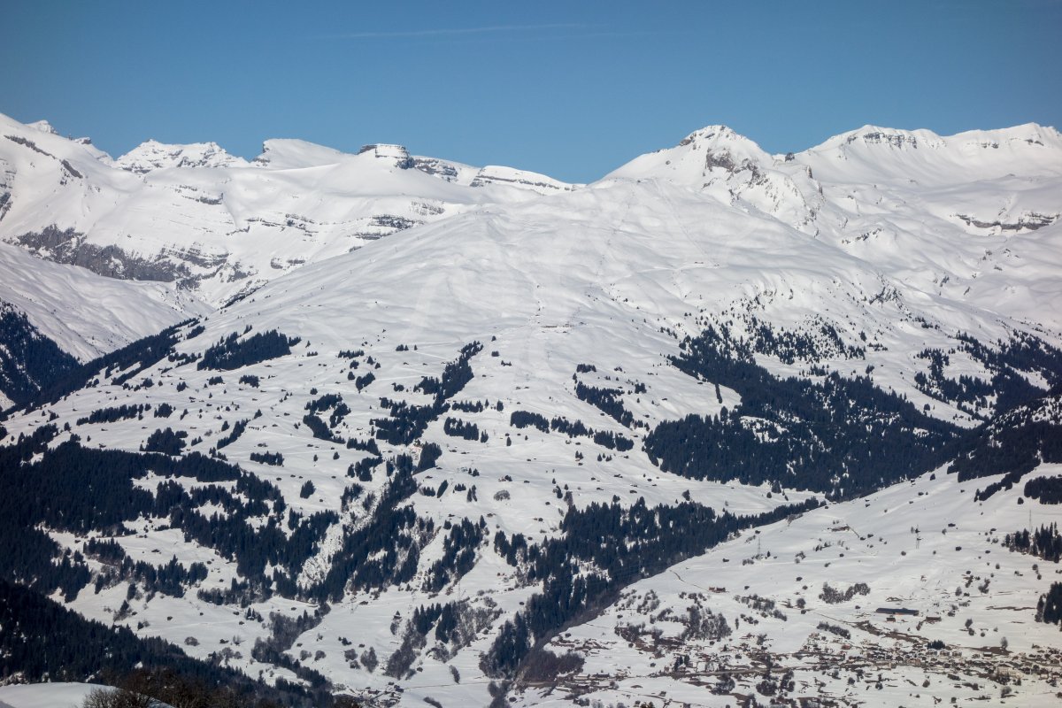 Skigebiet Brigels-Waltensburg, Februar 2018