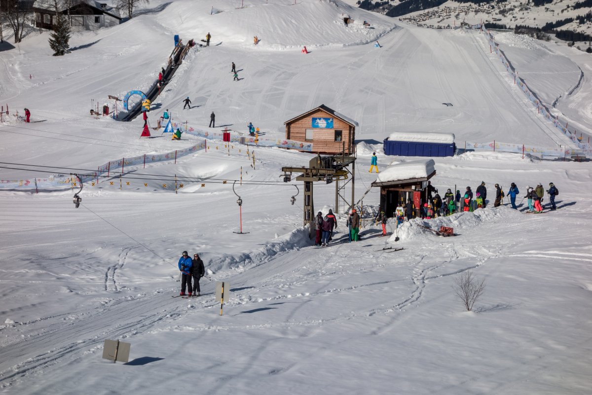 Talstation des Schlepplifts Plitschès, Februar 2018