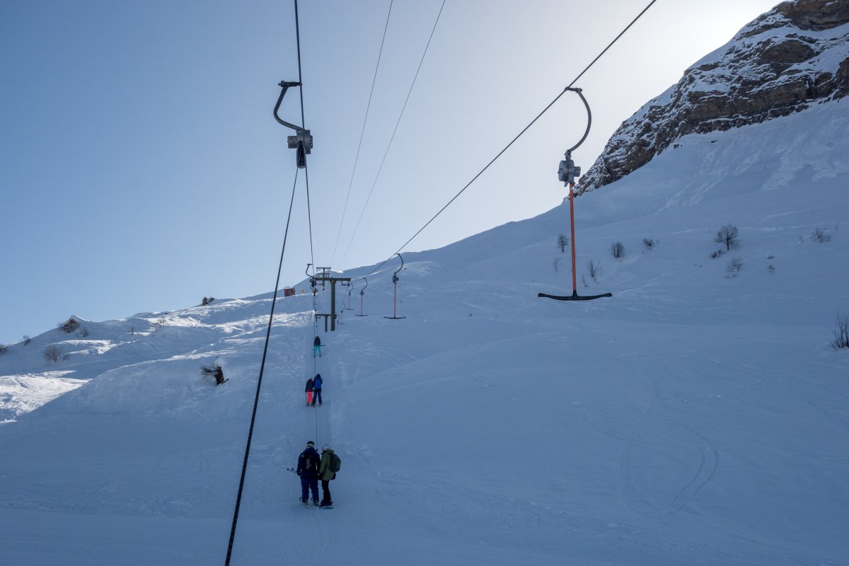 Schlepplift Plitschès, Februar 2018