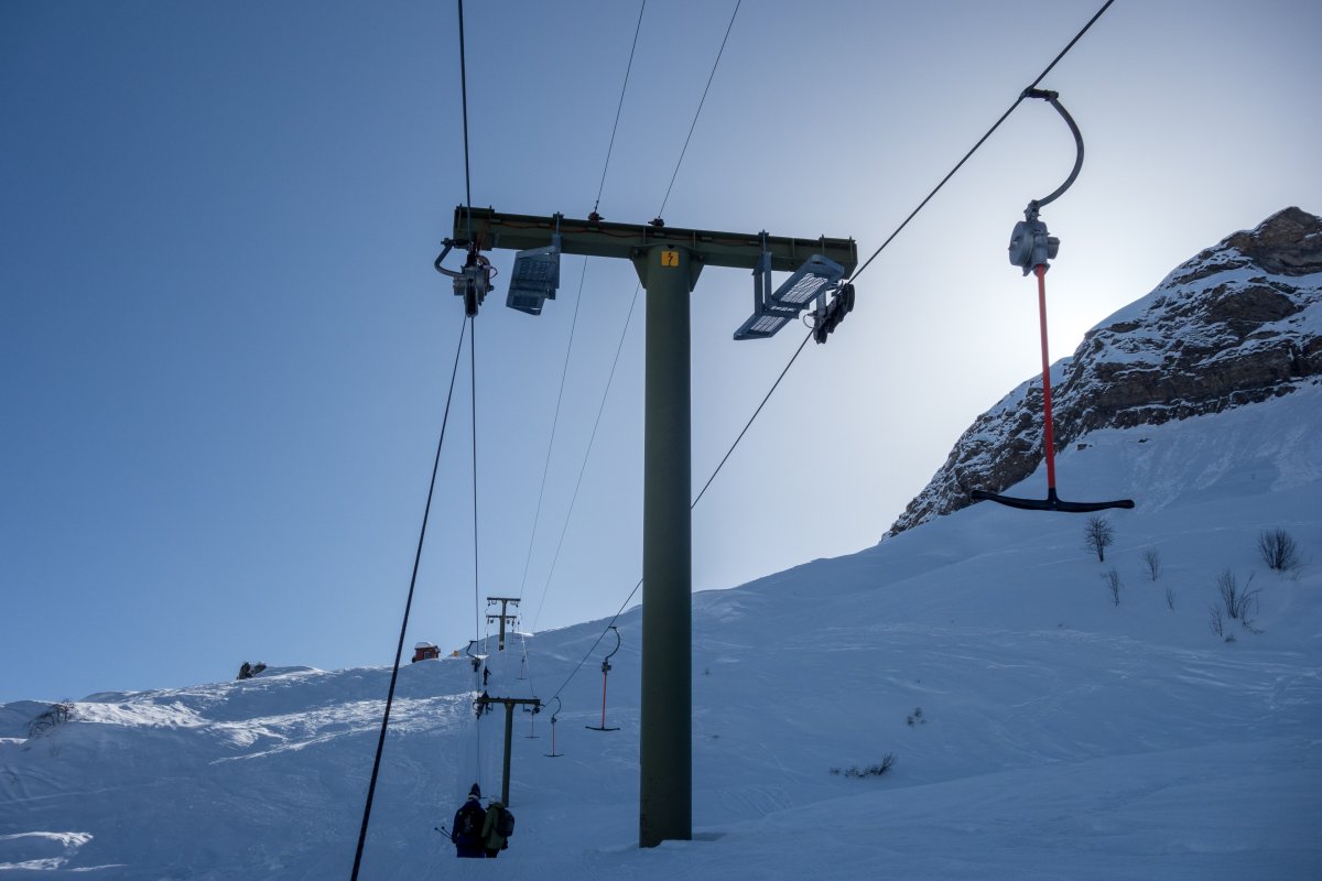 Schlepplift Plitschès, Februar 2018
