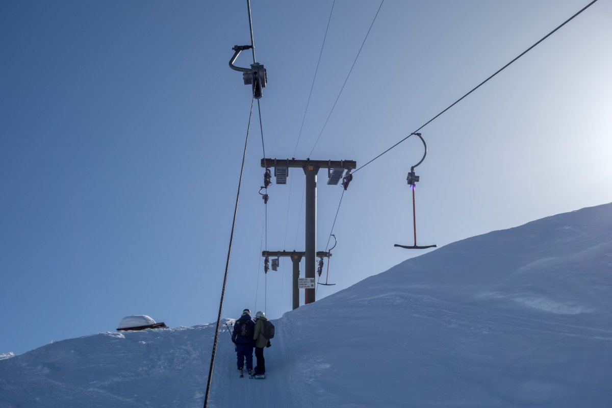 Schlepplift Plitschès, Februar 2018