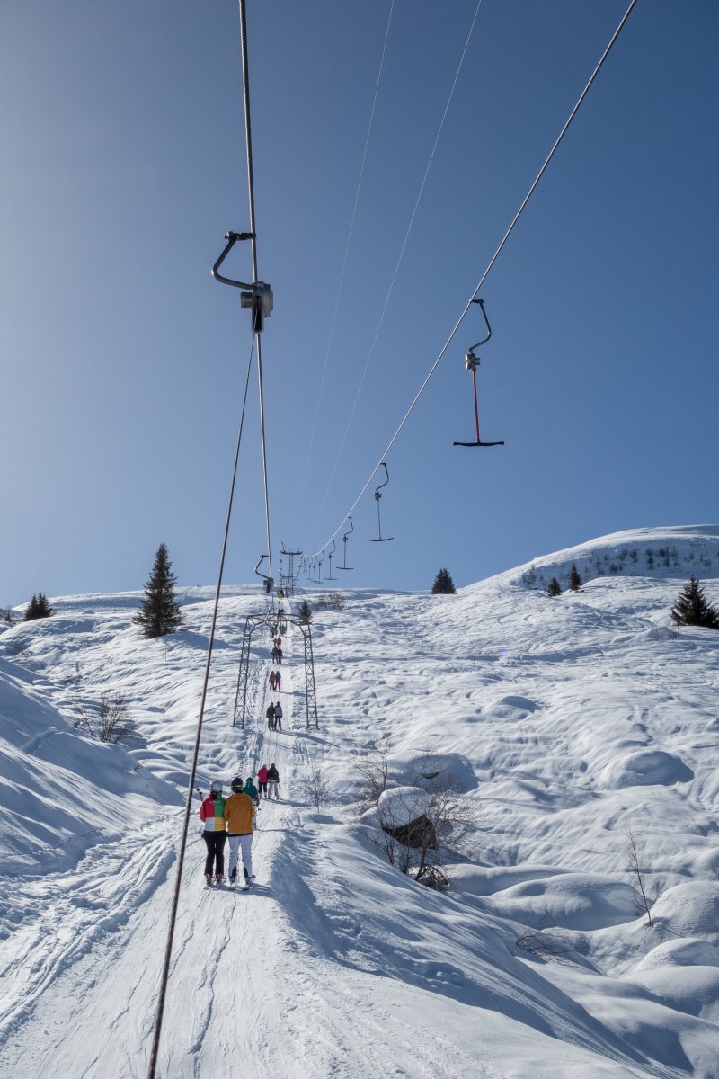 Schlepplift Gischniga-Stein, Februar 2018