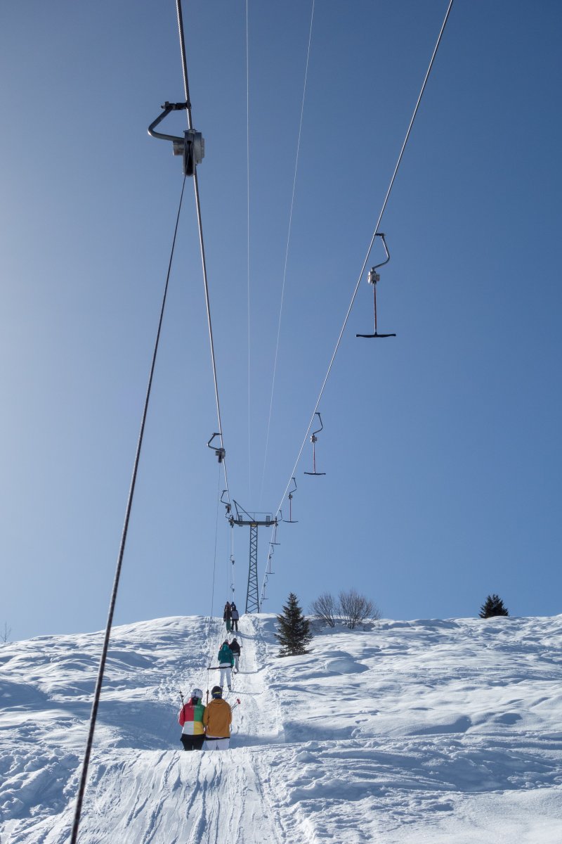 Schlepplift Gischniga-Stein, Februar 2018