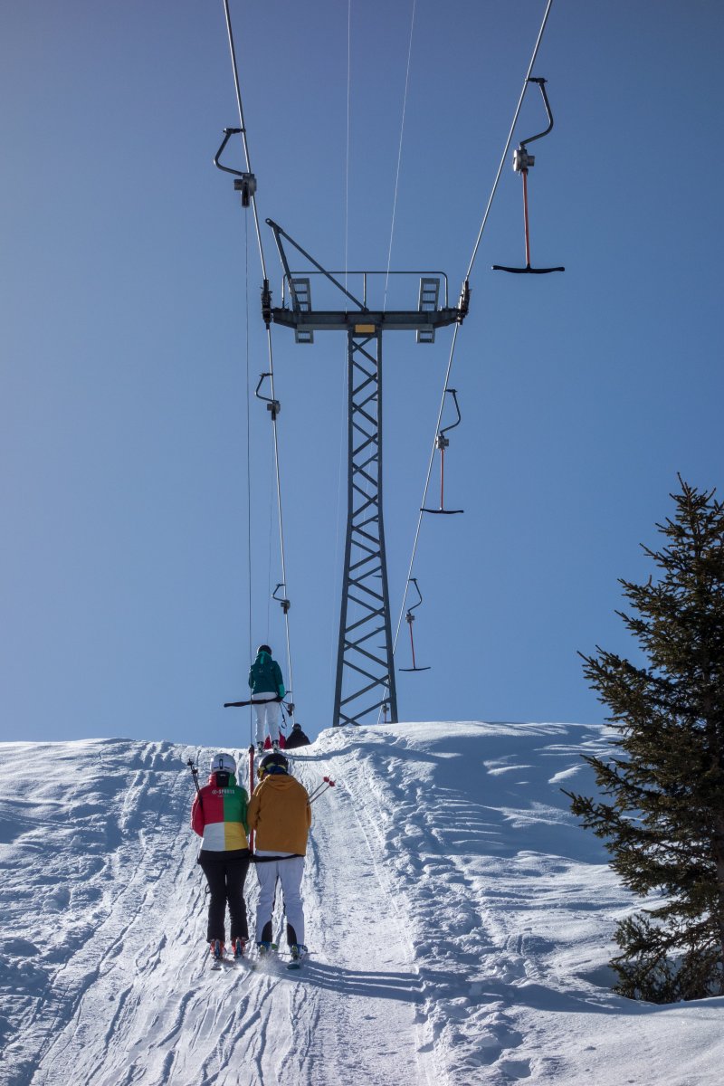 Schlepplift Gischniga-Stein, Februar 2018