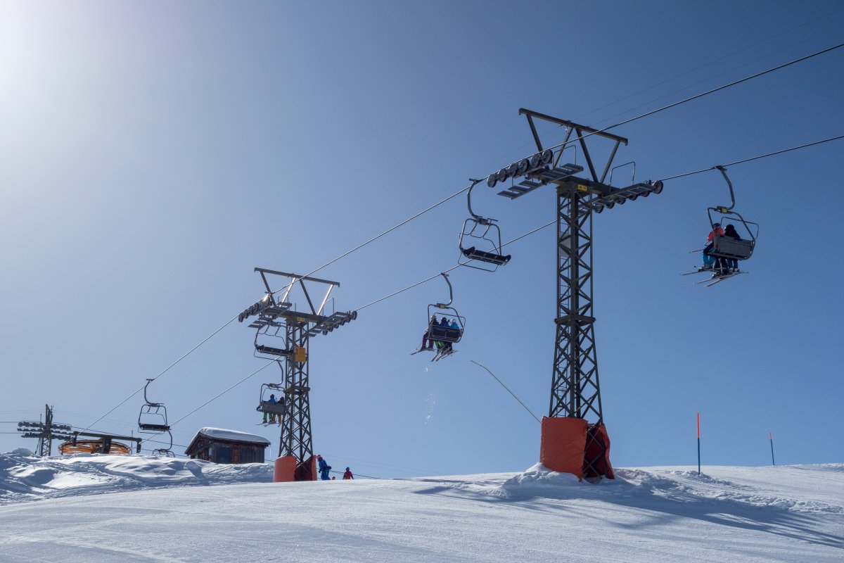 Sesselbahn Kartitscha-Stein, Februar 2018