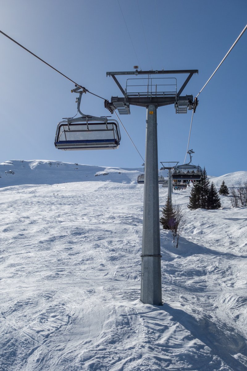 Sesselbahn Wali-Piz Sezner, Februar 2018
