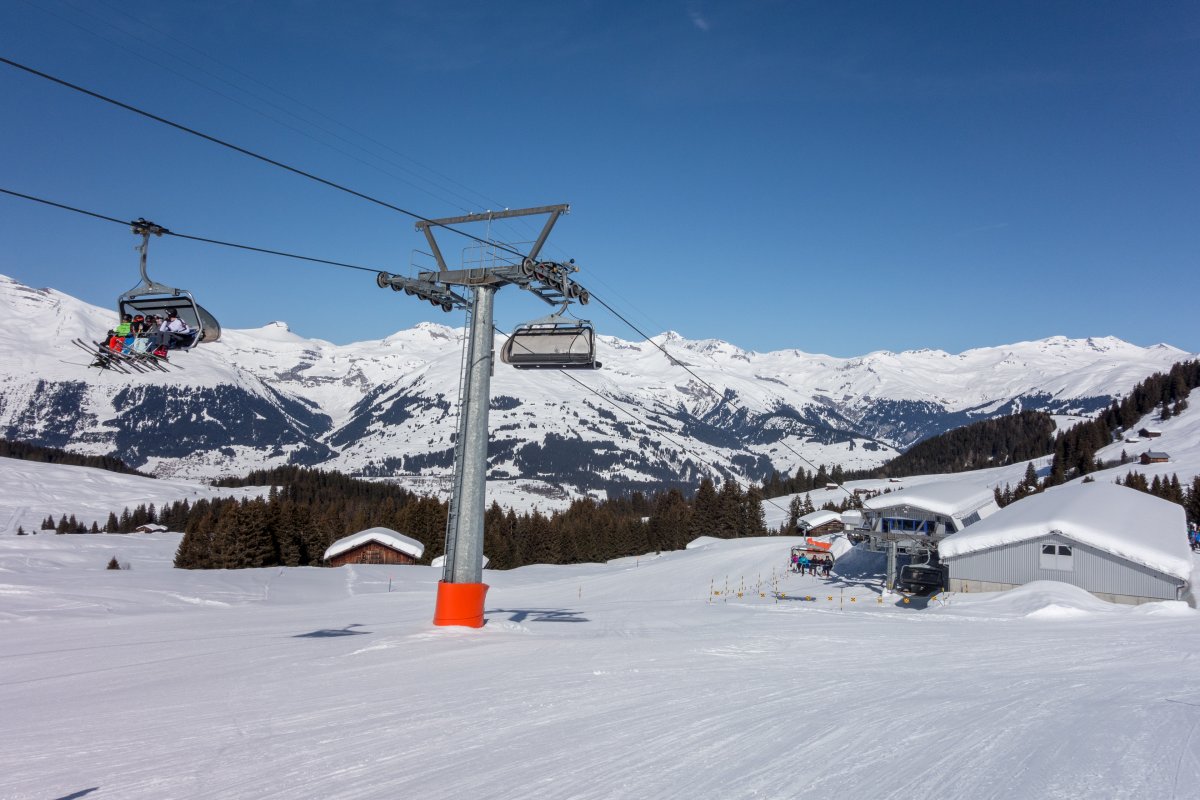 Sesselbahn Wali-Piz Sezner, Februar 2018
