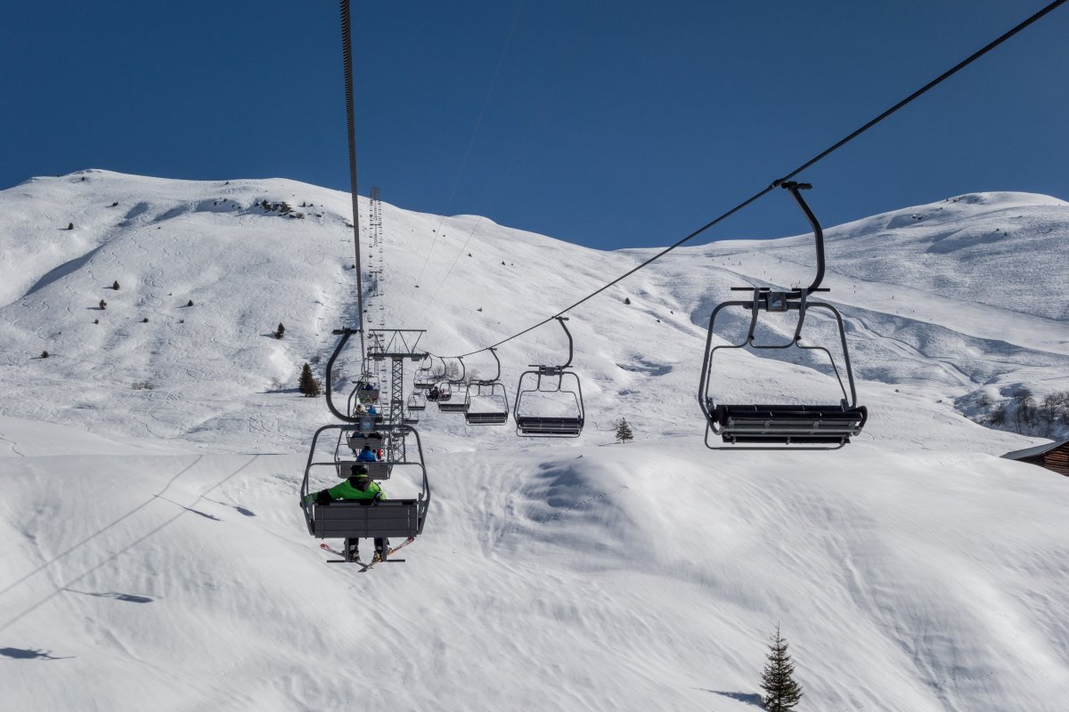 Sesselbahn Wali-Stein, Februar 2018