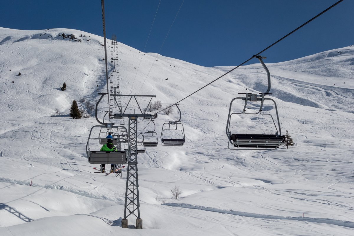 Sesselbahn Wali-Stein, Februar 2018