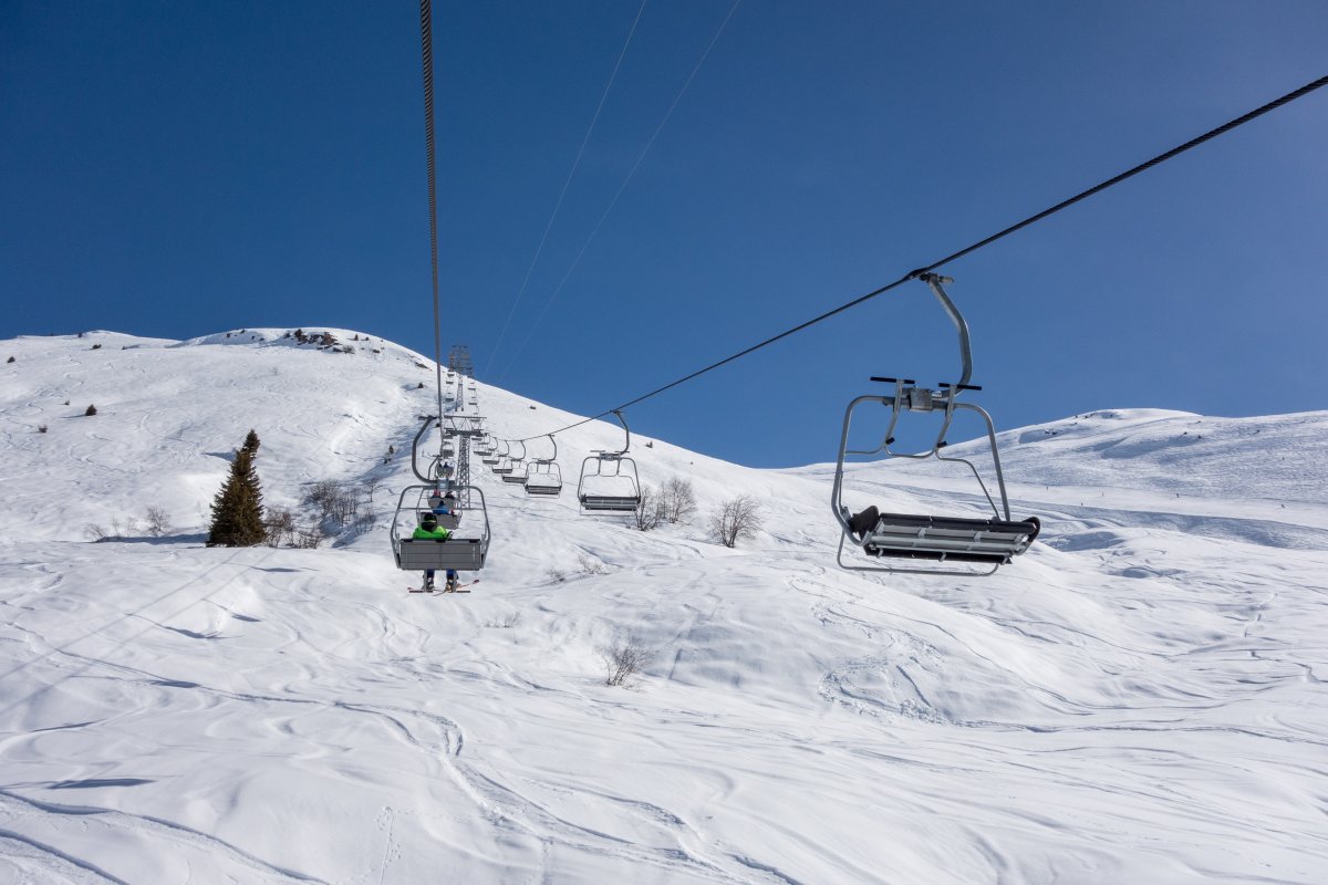Sesselbahn Wali-Stein, Februar 2018