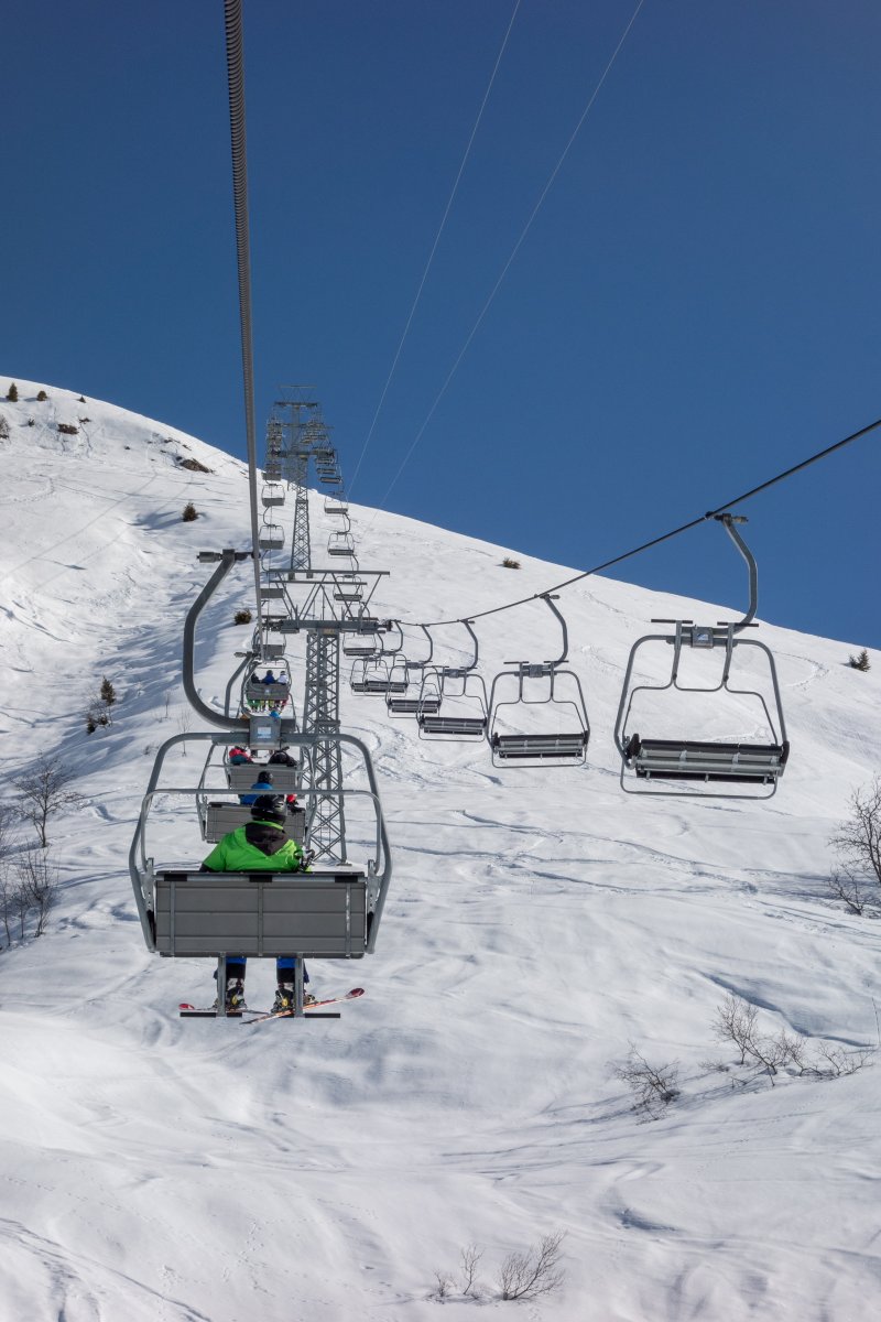 Sesselbahn Wali-Stein, Februar 2018