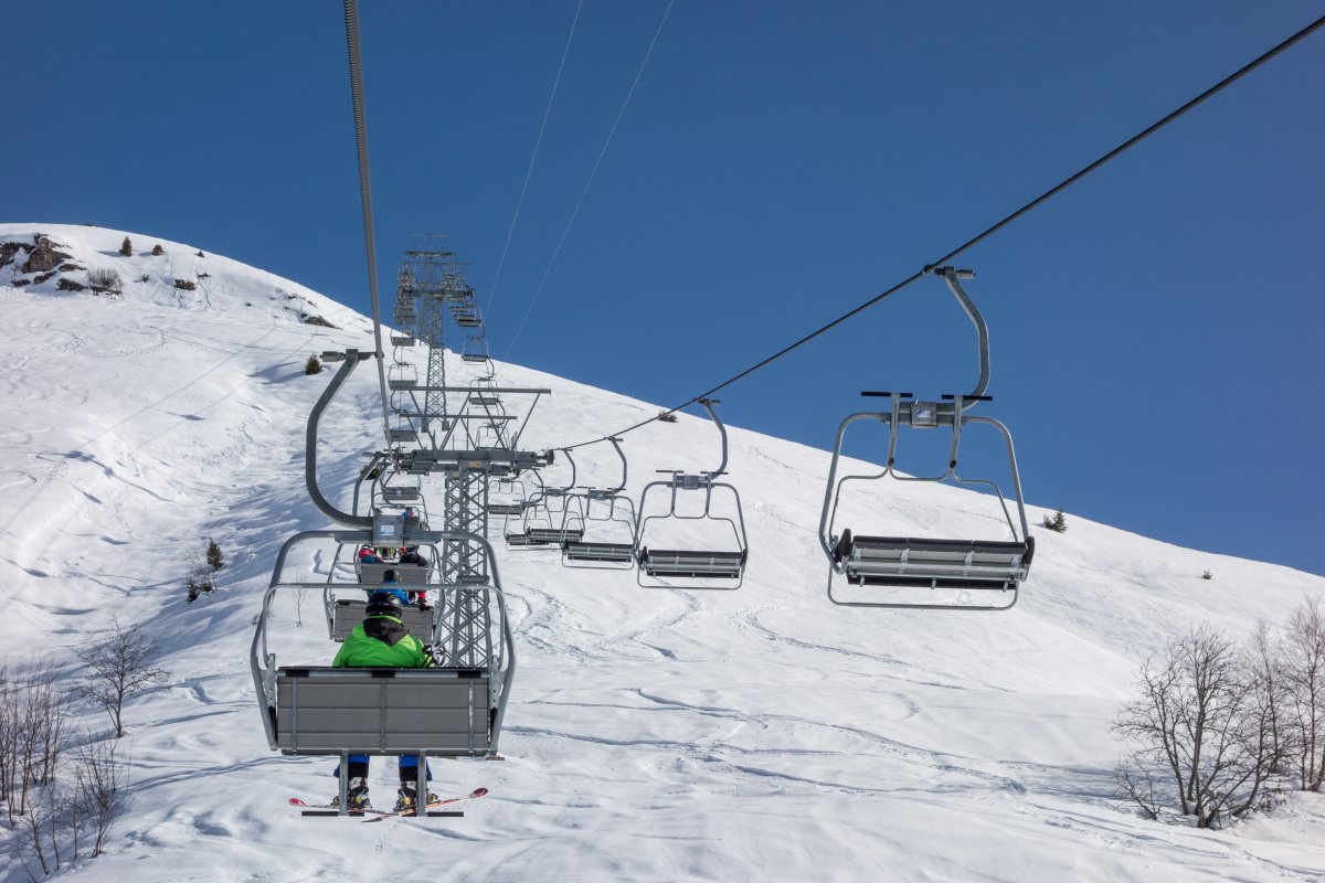 Sesselbahn Wali-Stein, Februar 2018