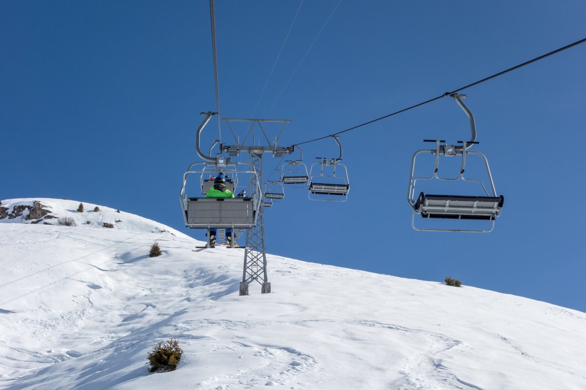 Sesselbahn Wali-Stein, Februar 2018