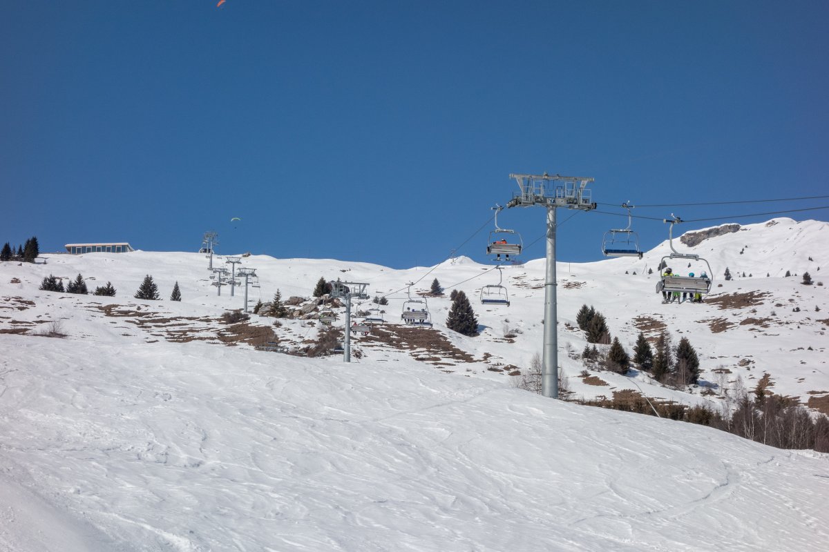 Sesselbahn Vella-Triel, Februar 2018