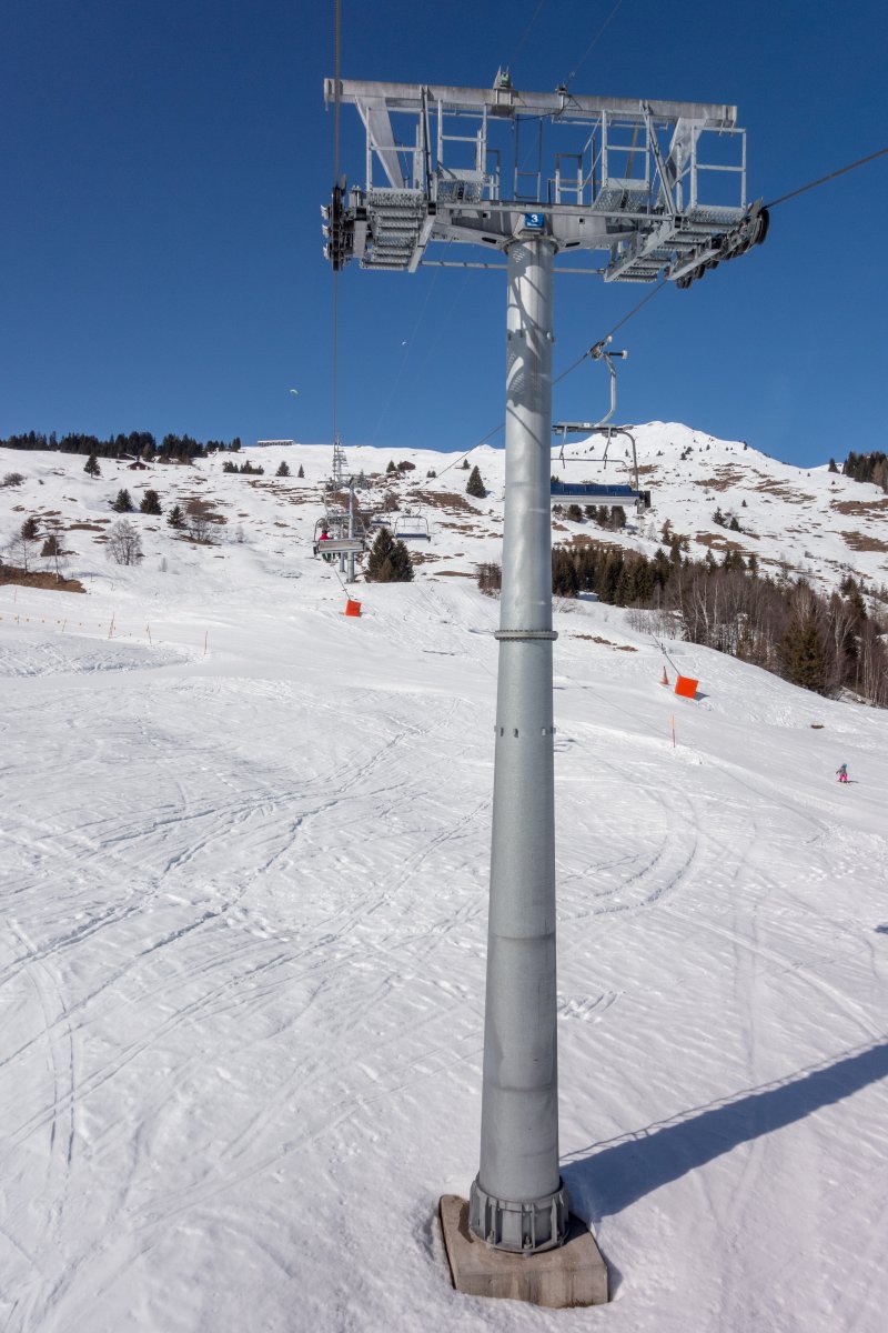 Sesselbahn Vella-Triel, Februar 2018